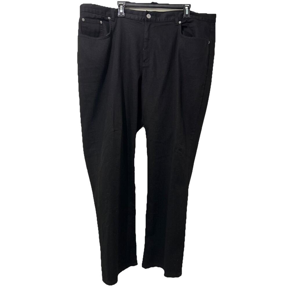 LRL Lauren Ralph Lauren Black Jeans Size 22W Classic Straight Denim 44” X 30”